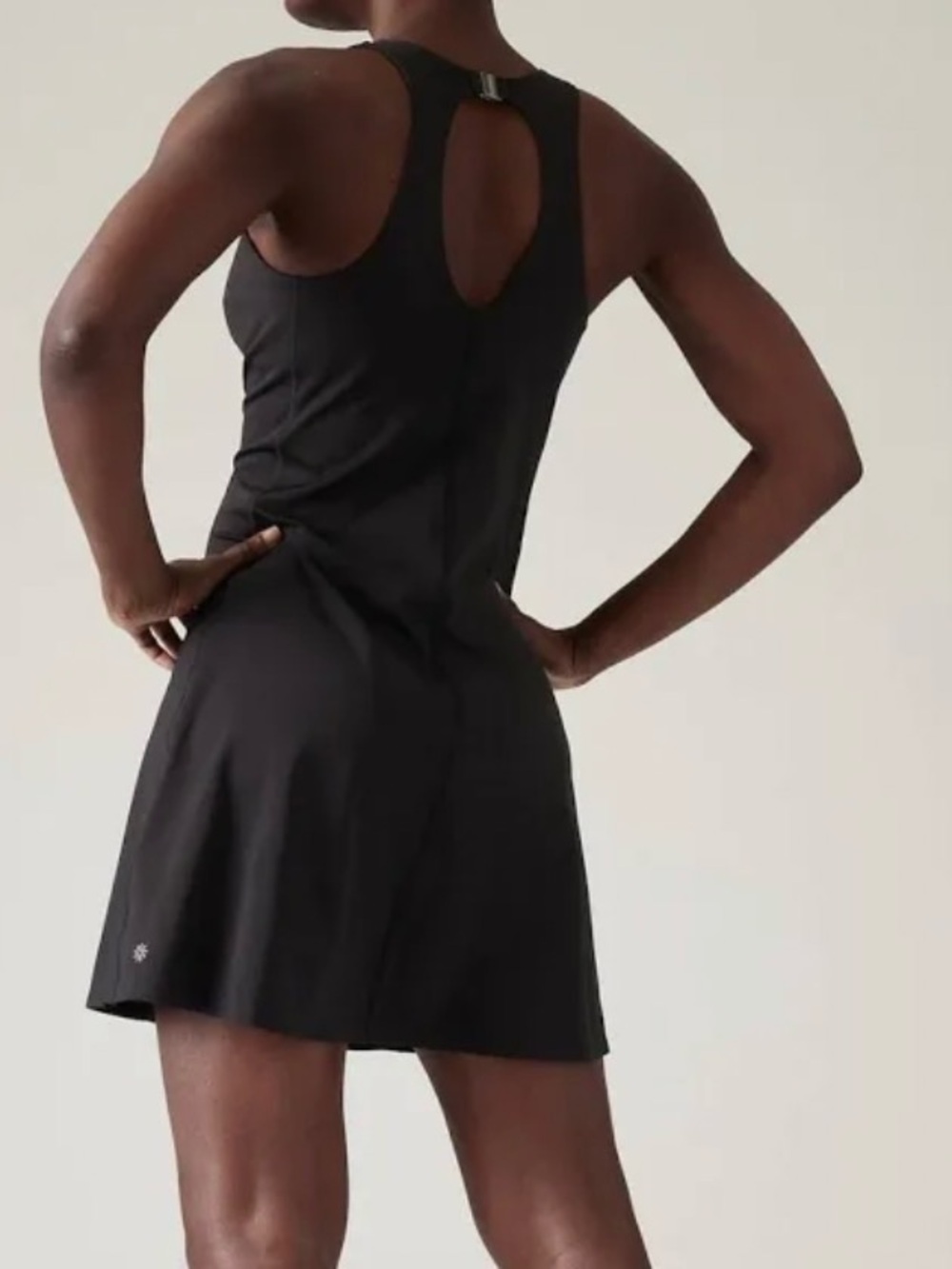 Athleta Black Sleeveless Mini Dress - Picture 4 of 8